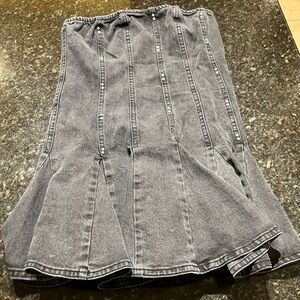 Wild Fable Charcoal A-Line Skirt